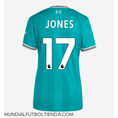 Camiseta Liverpool Curtis Jones #17 Tercera Equipación Replica 2025-26 para mujer mangas cortas Camiseta Liverpool Curtis Jones #17 Tercera Equipación Replica 2025-26 para mujer mangas cortas